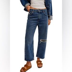 We The Free Deep Trance
Dropped Boyfriend Jeans size 26L boho‎ Indie Sleaze